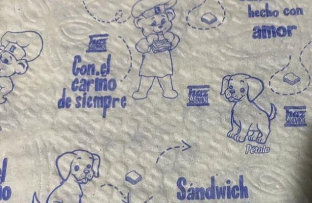 Osito Bimbo reaparece en servilletas y causa polémica en redes