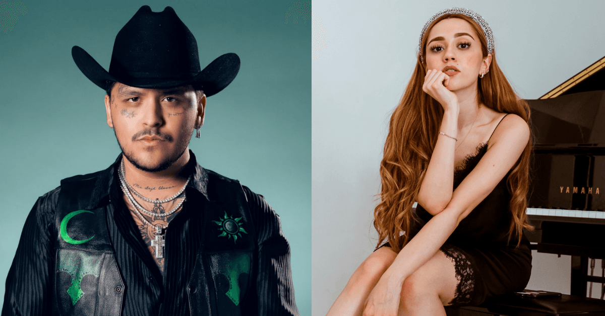 Christian Nodal y Carolina Ross se besan en pleno concierto